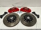 AP Racing by Essex Big Brake Kit for Model 3, red 6-pot calipers with 380mm discs