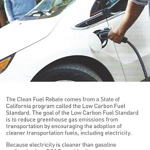 PG&E Clean Fuel Rebate Program brochure